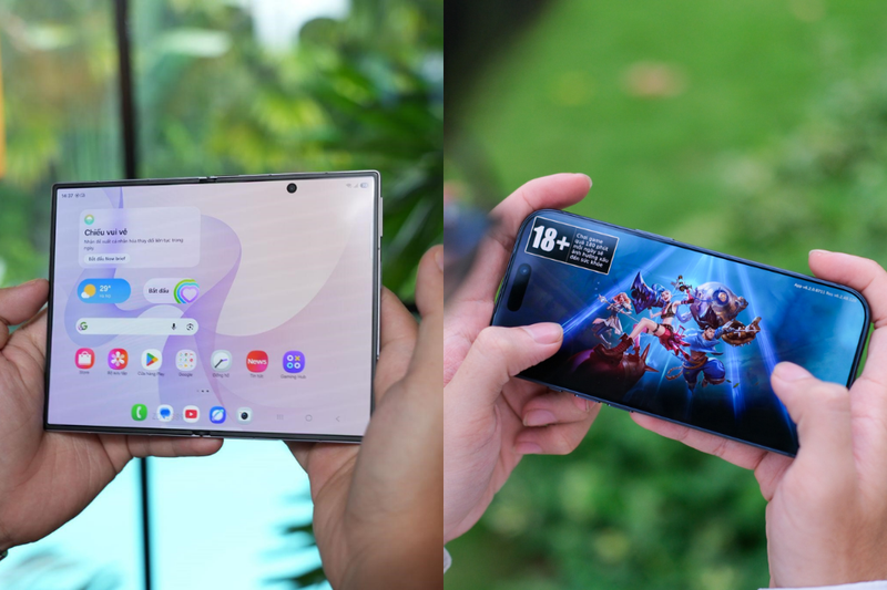Speed test Galaxy Z Fold8 với iPhone 17 Pro Max và Samsung S26 Ultra qua các ứng dụng thực tế