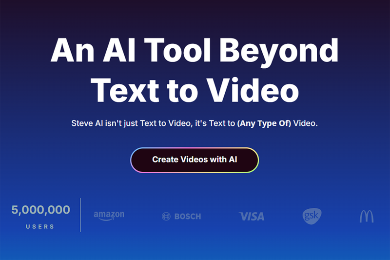 Để bắt đầu sử dụng Steve AI, trước hết bạn cần đăng ký một tài khoản trên nền tảng