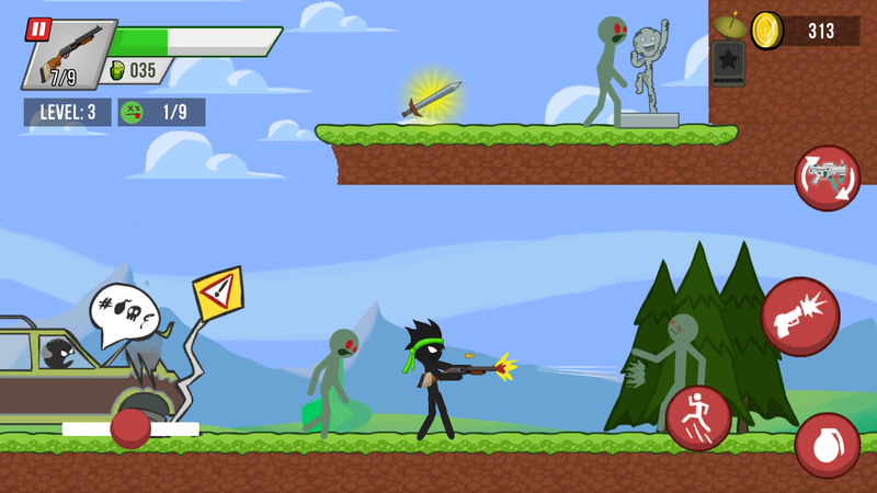 game Stick vs Zombies 6