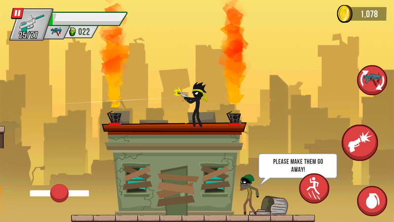 game Stick vs Zombies 2