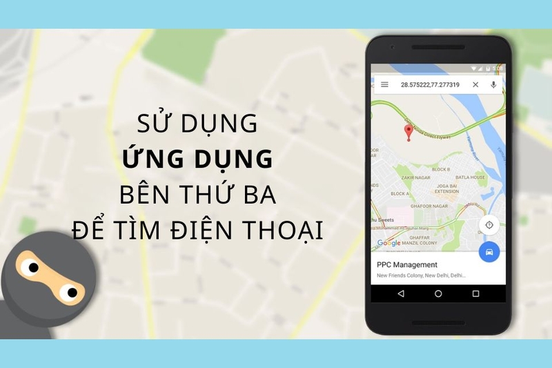 Sử dụng ứng dụng bên thứ ba để tìm điện thoại