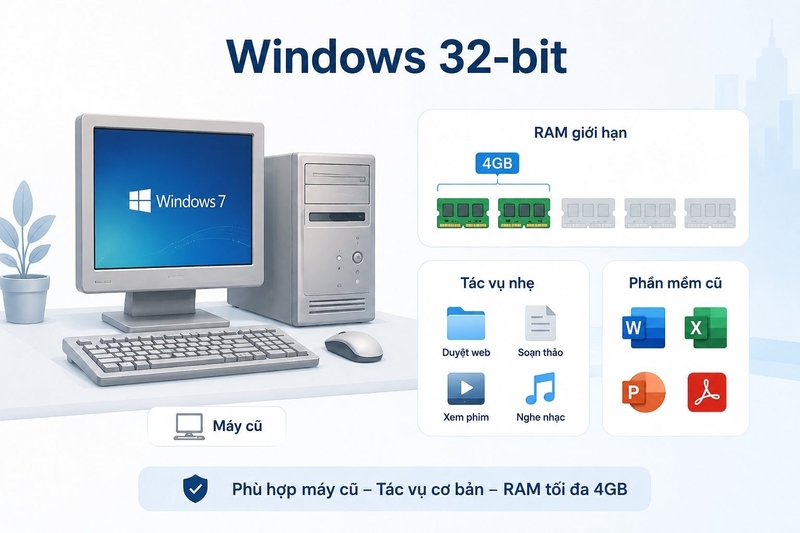 Sự khác nhau giữa Windows 32 bit và 64 bit ảnh 2