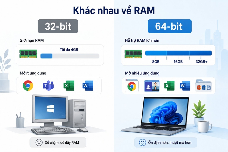 Sự khác nhau giữa Windows 32 bit và 64 bit ảnh 4