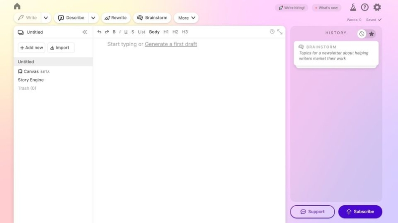 Sudowrite 4