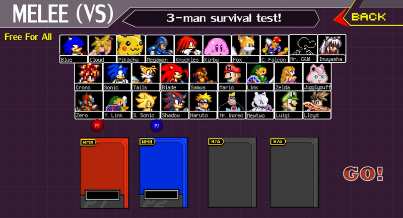 Trong Super Smash Flash có nhiều chế độ chơi