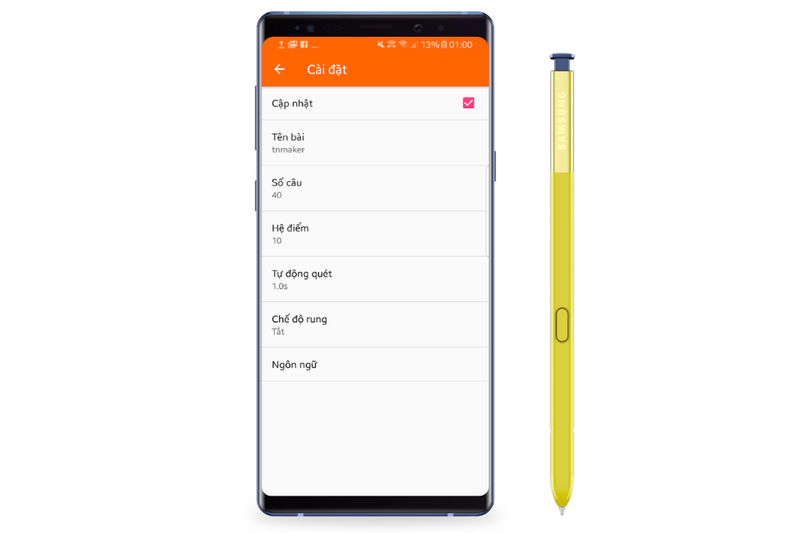 Giao diện thân thiện
