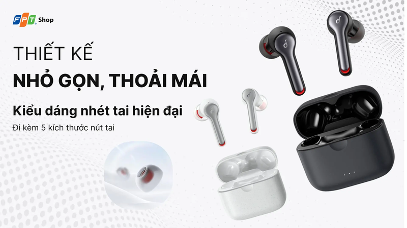 tai nghe Anker thiết kế tối ưu cho người dùng