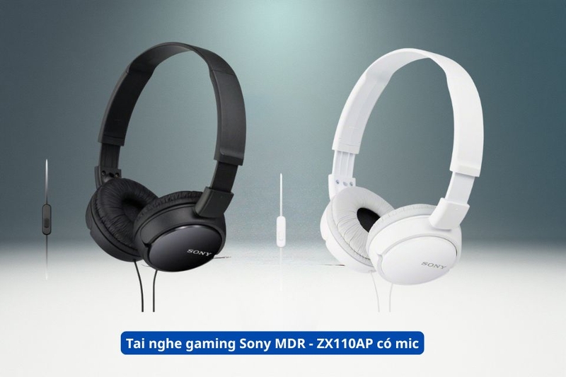 Tai nghe gaming Sony MDR-ZX110AP có mic