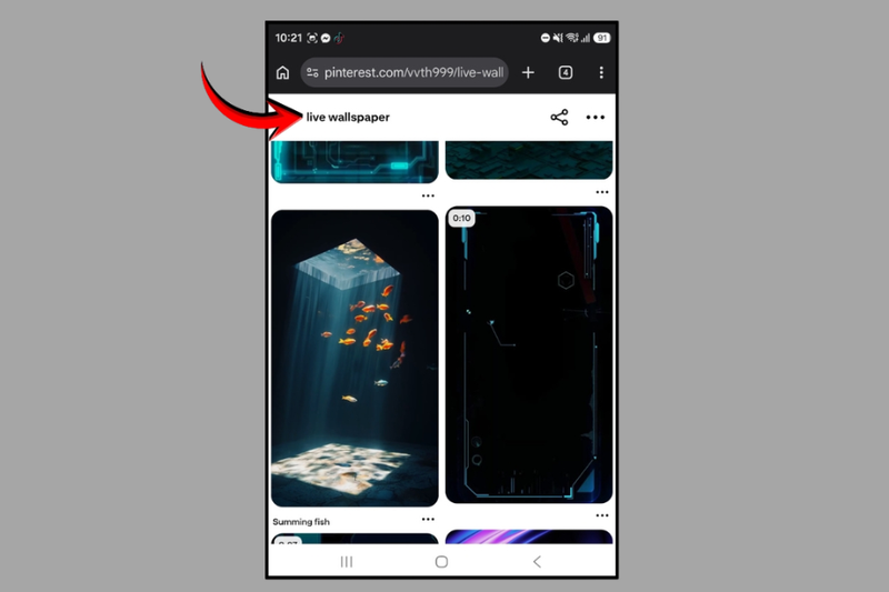 Tải video từ Pinterest 1
