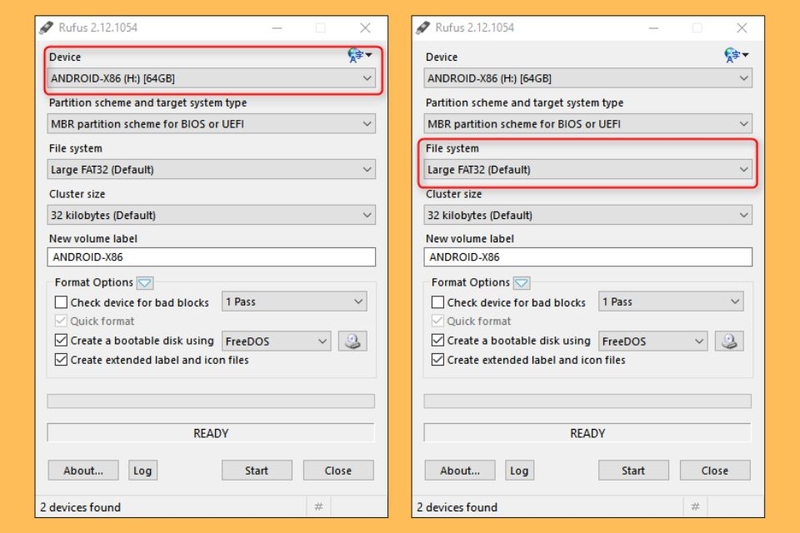Tạo USB boot Android