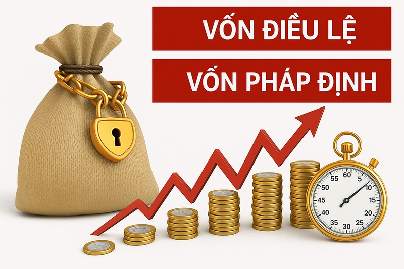 Sự khác biệt giữa vốn pháp định và vốn điều lệ