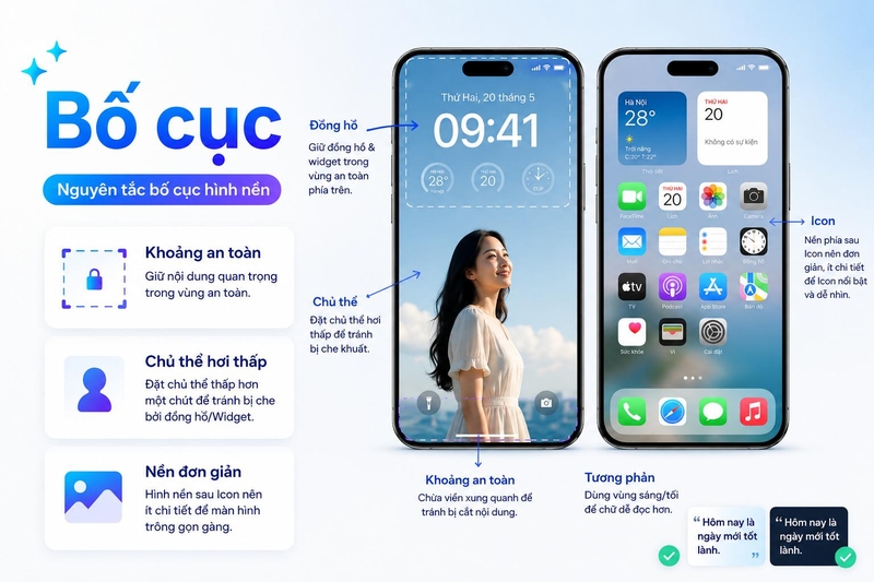 Tạo hình ảnh nền cho iPhone ảnh 4