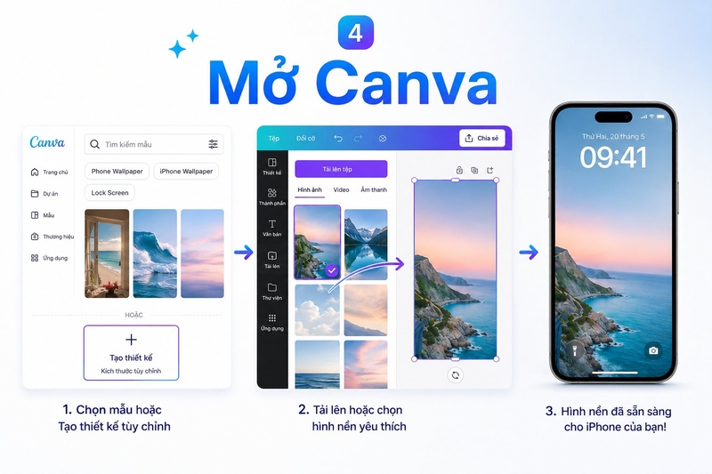 Tạo hình ảnh nền cho iPhone ảnh 5