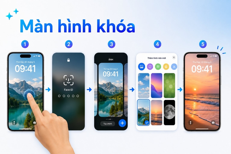 Tạo hình ảnh nền cho iPhone ảnh 10