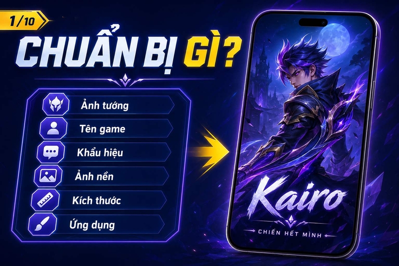 Tạo hình nền Liên Quân Mobile theo tên ảnh 2
