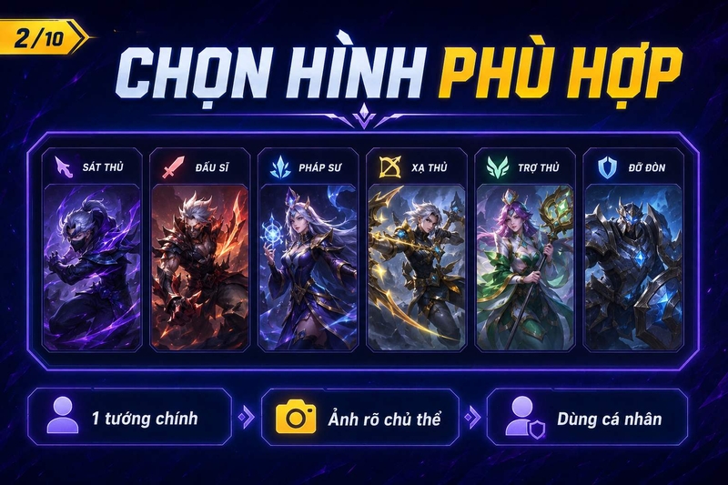 Tạo hình nền Liên Quân Mobile theo tên ảnh 3