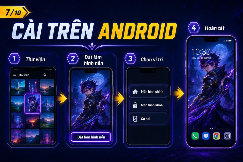 Tạo hình nền Liên Quân Mobile theo tên ảnh 8