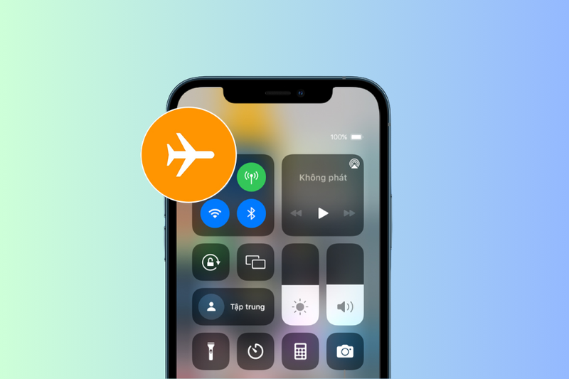 Tắt và bật lại chế độ máy bay