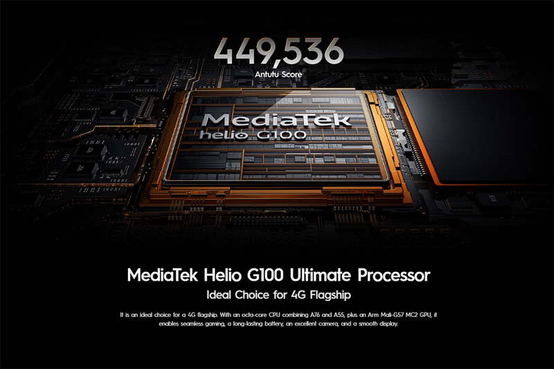Tecno Camon 40 Pro được trang bị bộ vi xử lý MediaTek Helio G100 Ultimate
