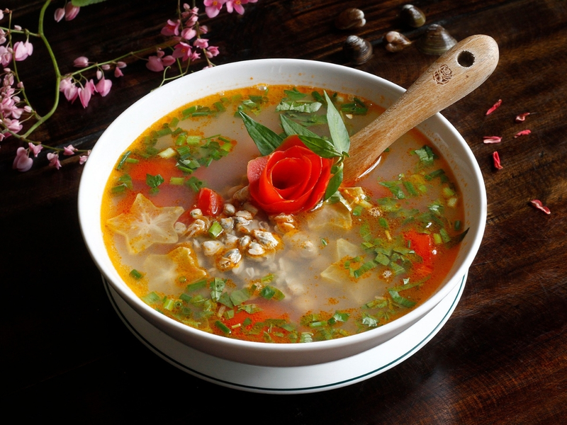 Các món từ hến làng Giàng