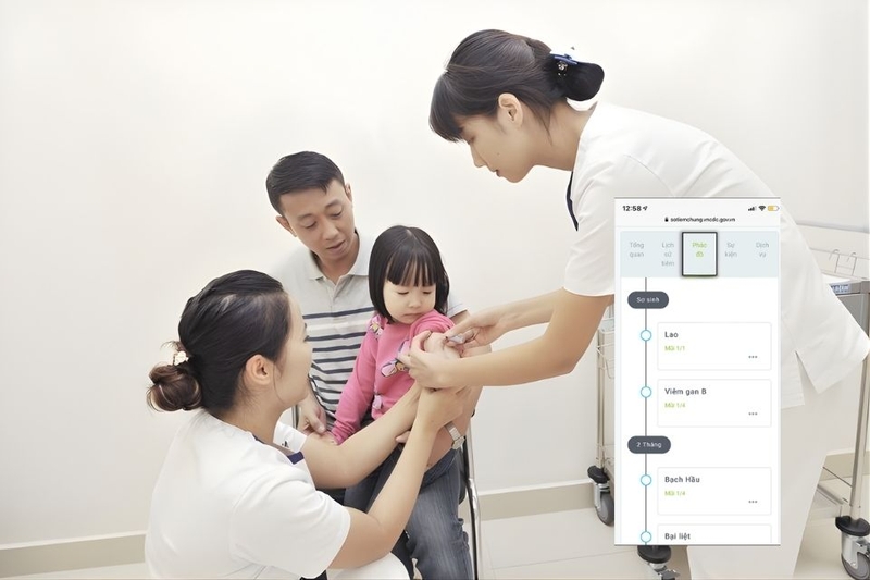 Theo dõi phác đồ tiêm chủng cho trẻ