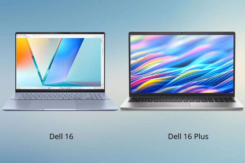 Thiết kế tổng thể Dell 16 và Dell 16 Plus