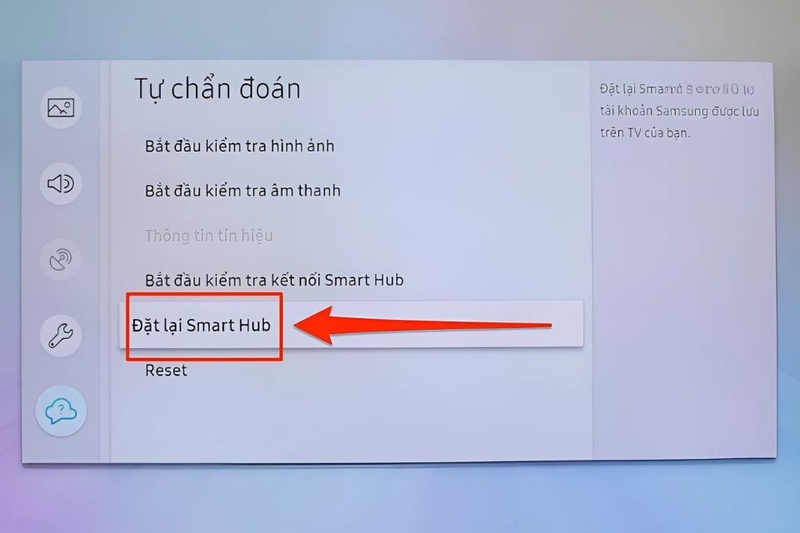 Thiết lập lại Smart Hub