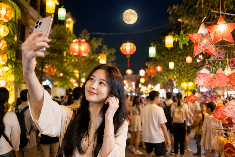 Thơ Trung thu 2 câu ngắn gọn để đăng mạng xã hội