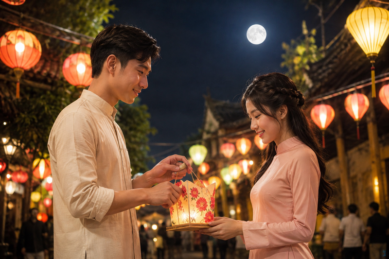 Thơ Trung thu thả thính dành cho người yêu, crush