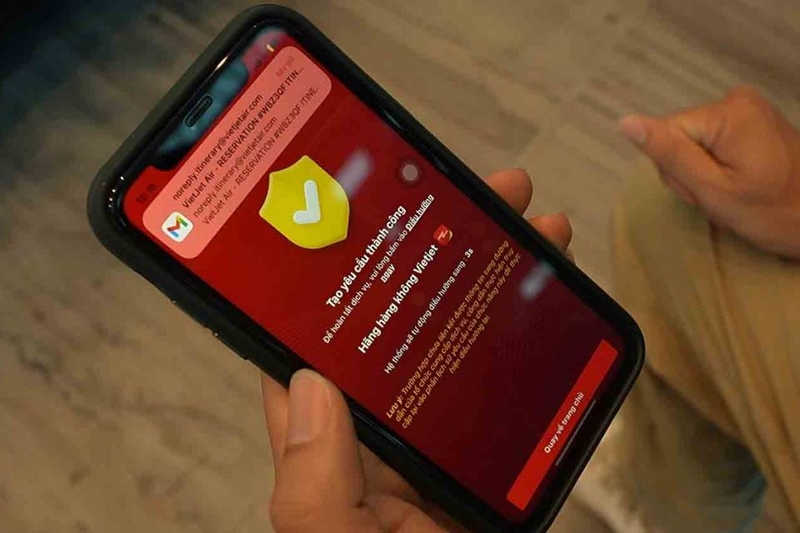 Thời gian check in online Vietjet