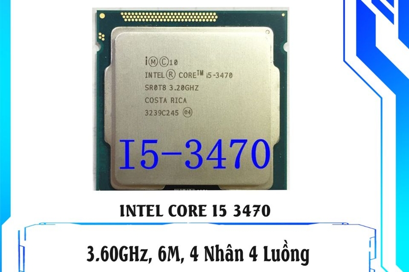 Thông số kỹ thuật Core i5 3470