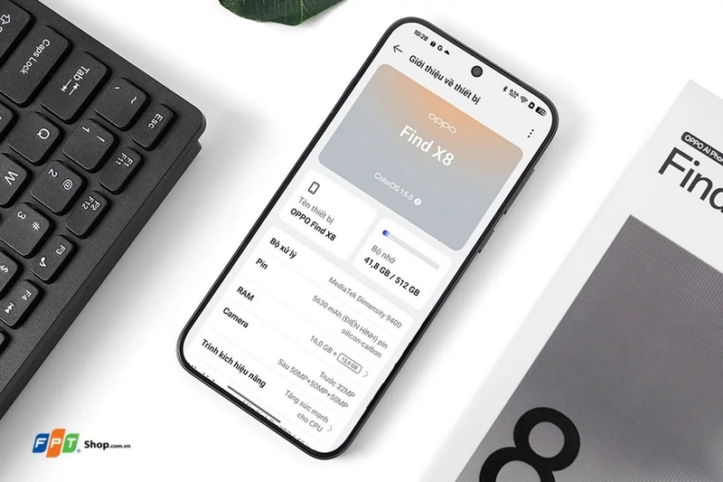 Thông số kỹ thuật OPPO Find X8 ảnh 1