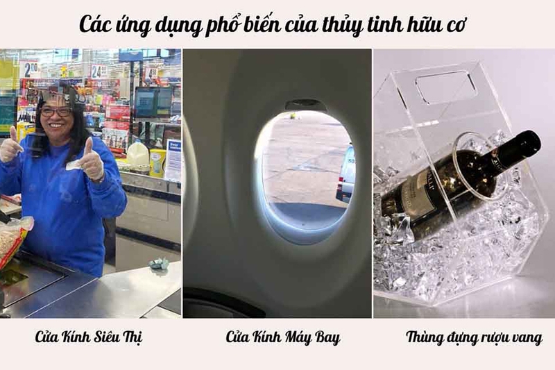 Ứng dụng của thủy tinh hữu cơ