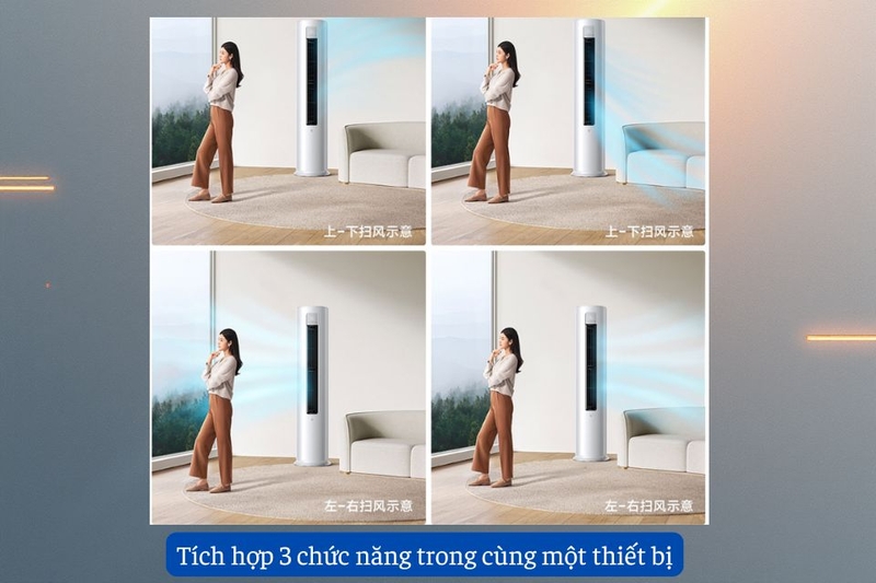 Tích hợp 3 chức năng trong cùng một thiết bị