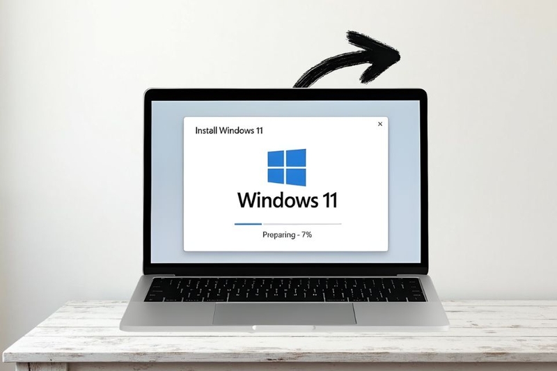 Tiến hành cài đặt lại Windows 11