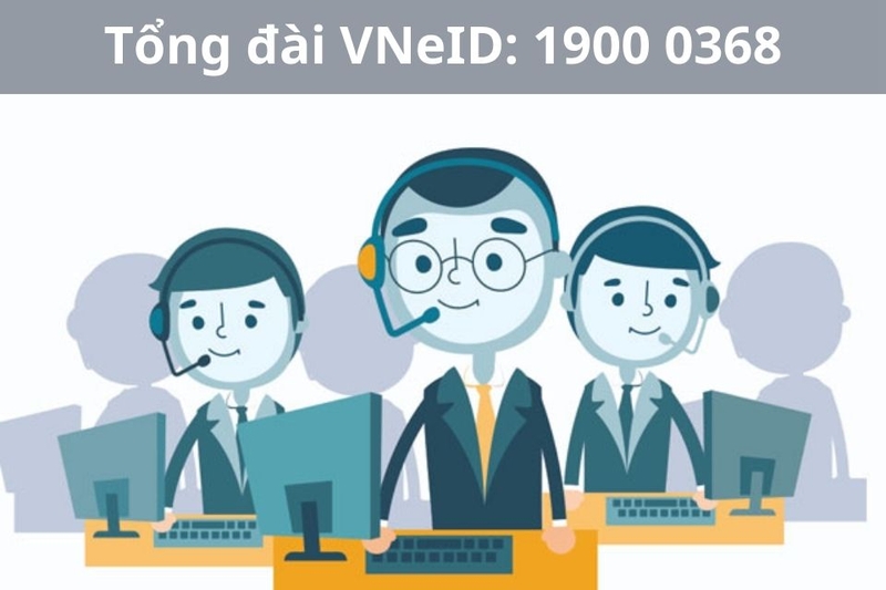 Liên hệ của tổng đài VNeID bằng hotline
