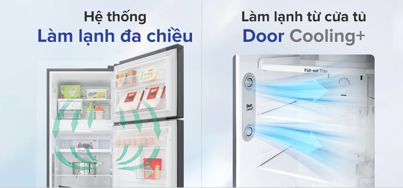 Các tủ lạnh LG được trang bị nhiều công nghệ làm lạnh tiên tiến