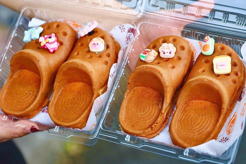 Bánh dép phô mai siêu cute