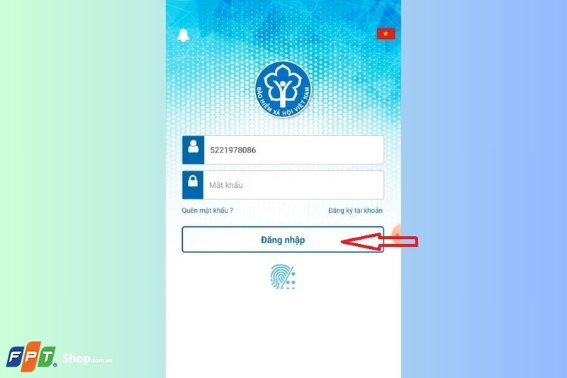 Truy cập và đăng nhập vào ứng dụng VssID - Bảo hiểm xã hội số