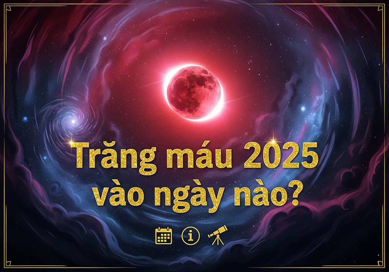 Trăng máu là hiện tượng gì và tại sao lại có màu đỏ?