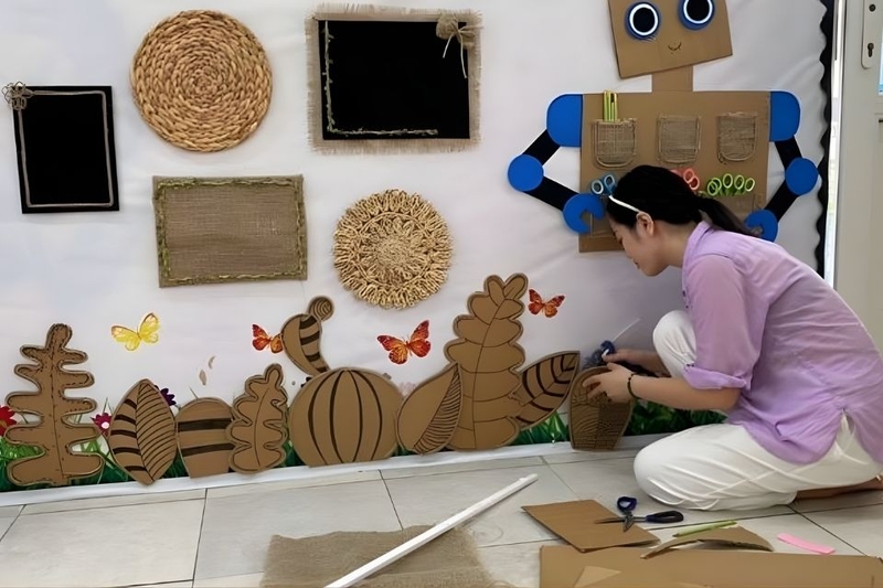 Trang trí góc STEAM mầm non rát quan trọng