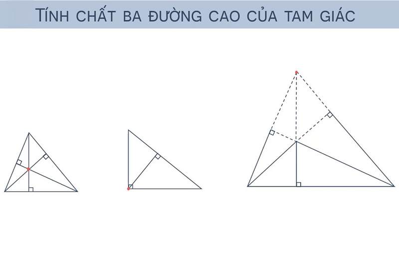 Khi ta nói về trực tâm, điều đầu tiên cần hiểu rõ là bản chất của các đường cao