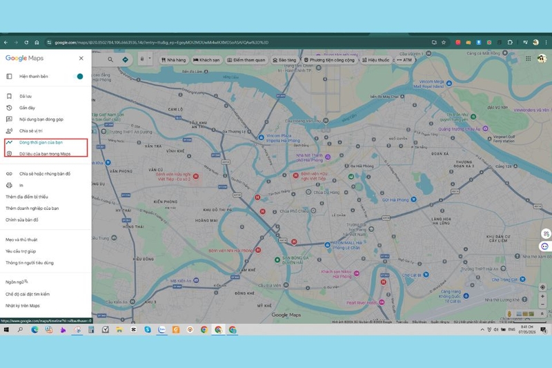 Truy cập Google Maps