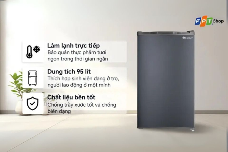 Tủ lạnh Casper Inverter 95 lít RO-95PG