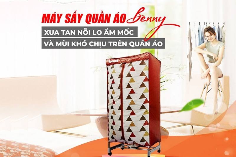 Tủ sấy quần áo Benny