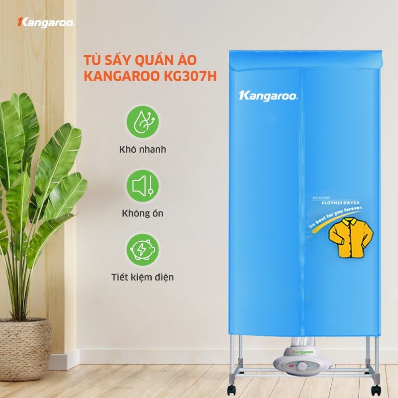 Tủ sấy quần áo Kangaroo - hình ảnh 6
