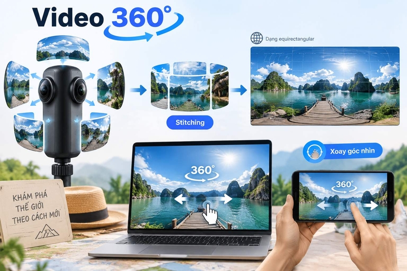 Upload video 360 độ lên Facebook, YouTube ảnh 2