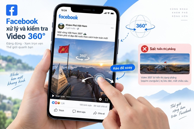 Upload video 360 độ lên Facebook, YouTube ảnh 7