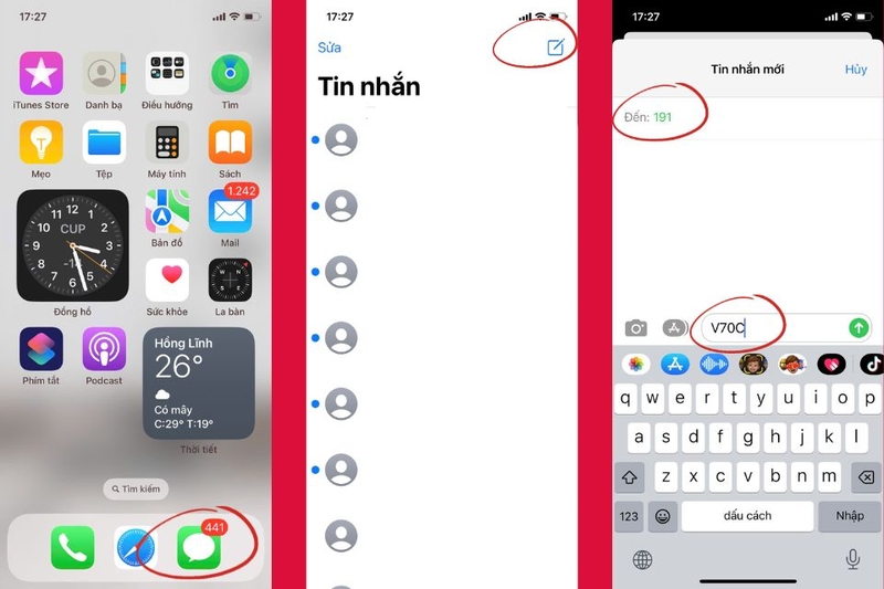 Cách đăng ký gói V70C Viettel qua tin nhắn SMS