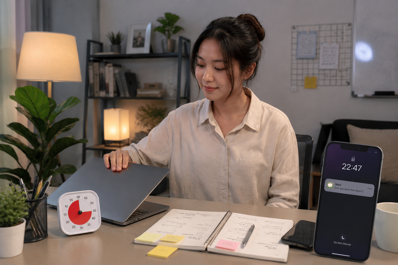 Thiết lập ranh giới rõ ràng giữa công việc và cuộc sống
